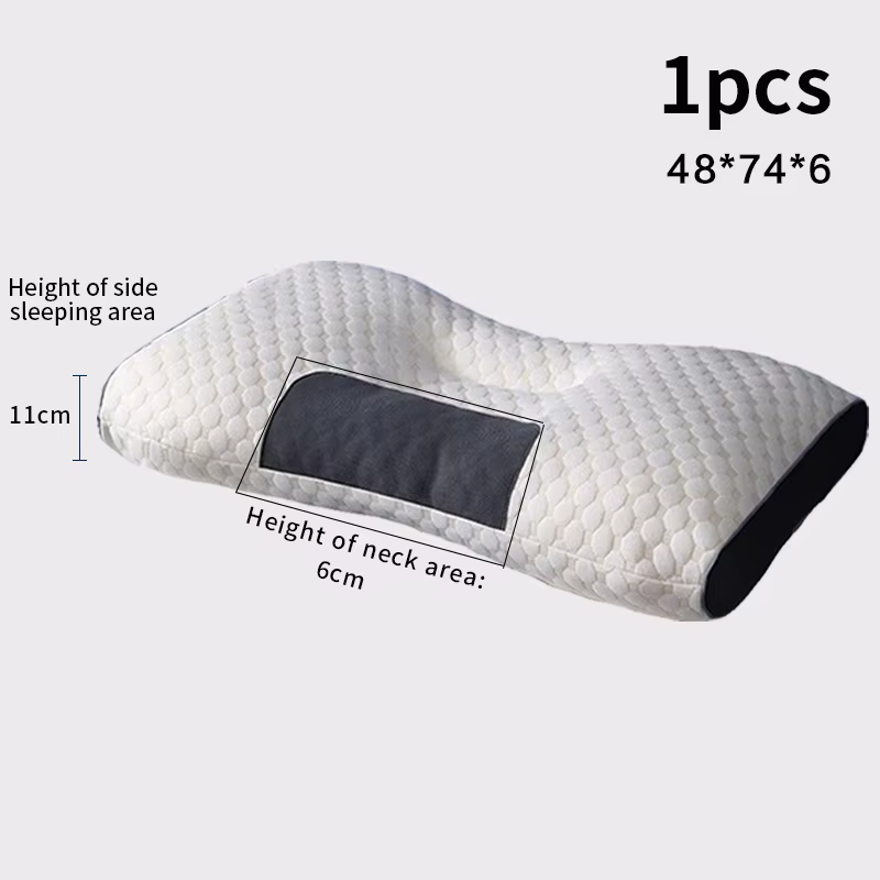 Oreiller cervical pour aider à dormir et protéger le cou, orthopédique domestique en Fiber de soja, 