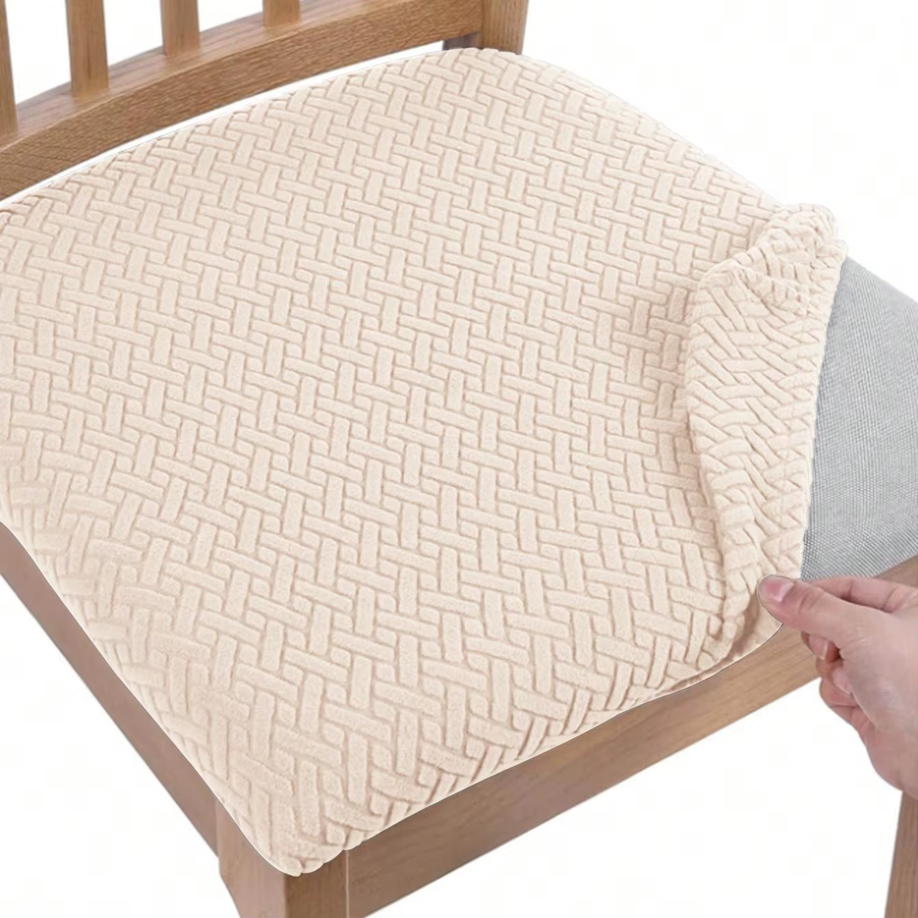 Housses de coussin de chaise et de table 1/4/6 pièces, adaptées à toutes les saisons, applicables au