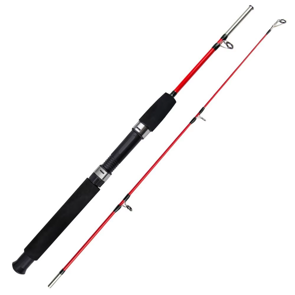 Canne à pêche spinning 2025 de 1,0 m de long, poids de lancer 107 g, en carbone, 2 sections, pour vo