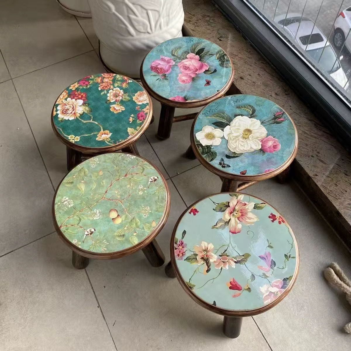 Petit tabouret de ménage, Mini chaise Portable multifonctionnelle pour la maison et le jardin