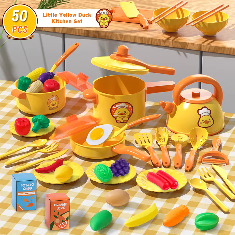 Jeu de cuisine pour enfants, ensemble de jouets de cuisine pour filles, ensemble de simulation de cu
