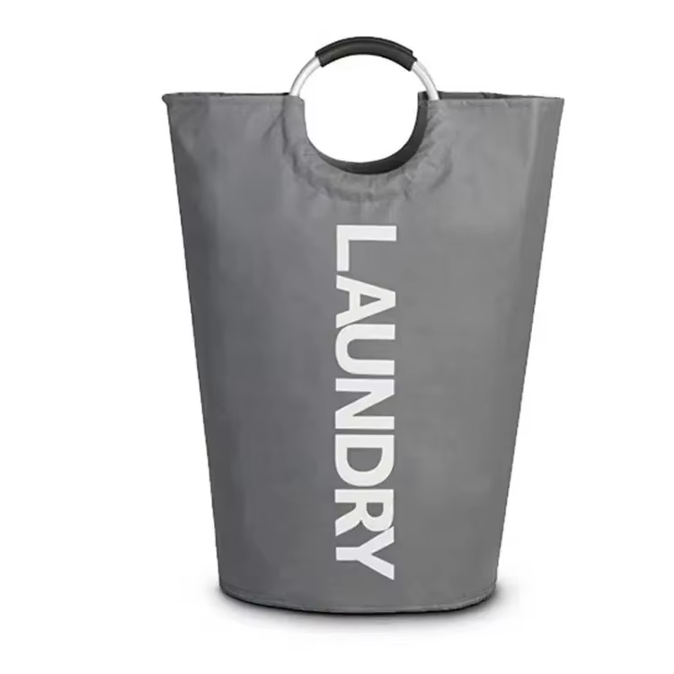 Panier à linge grand format 90L, sac à linge pliable, corbeille à linge haute autoportante, bac à li