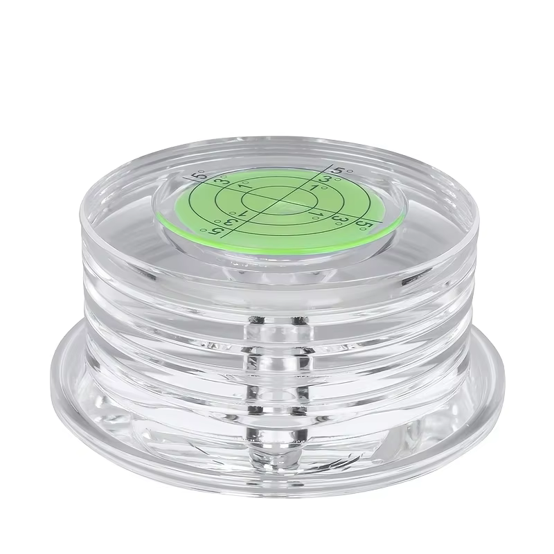 Adaptateur de tourne-disque en acrylique, 1 pièce, adapté aux accessoires de lecteur de disques viny