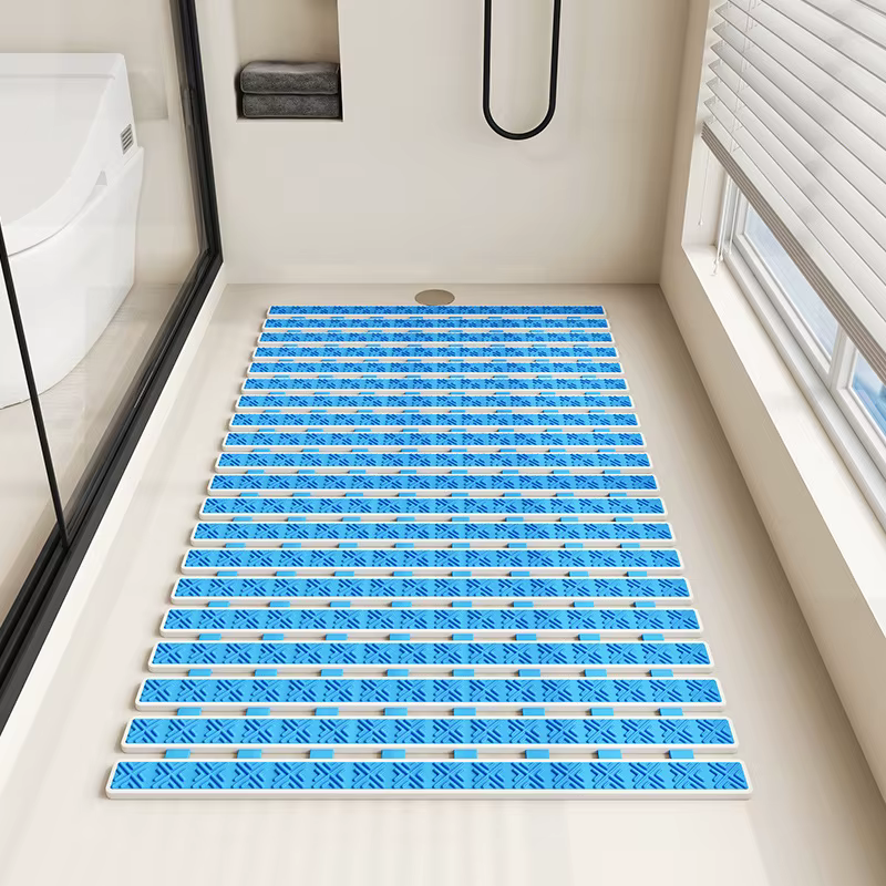 Tapis de salle de bain antidérapant, tapis de sol domestique, tapis de douche anti-chute, tapis de b