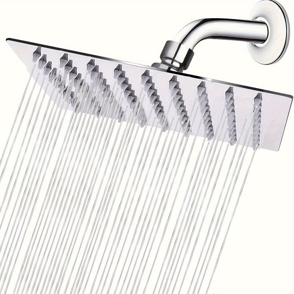 Pommeau de douche de pluie 8 pouces grand pommeau de douche carré à pulvérisation supérieure 304 aci