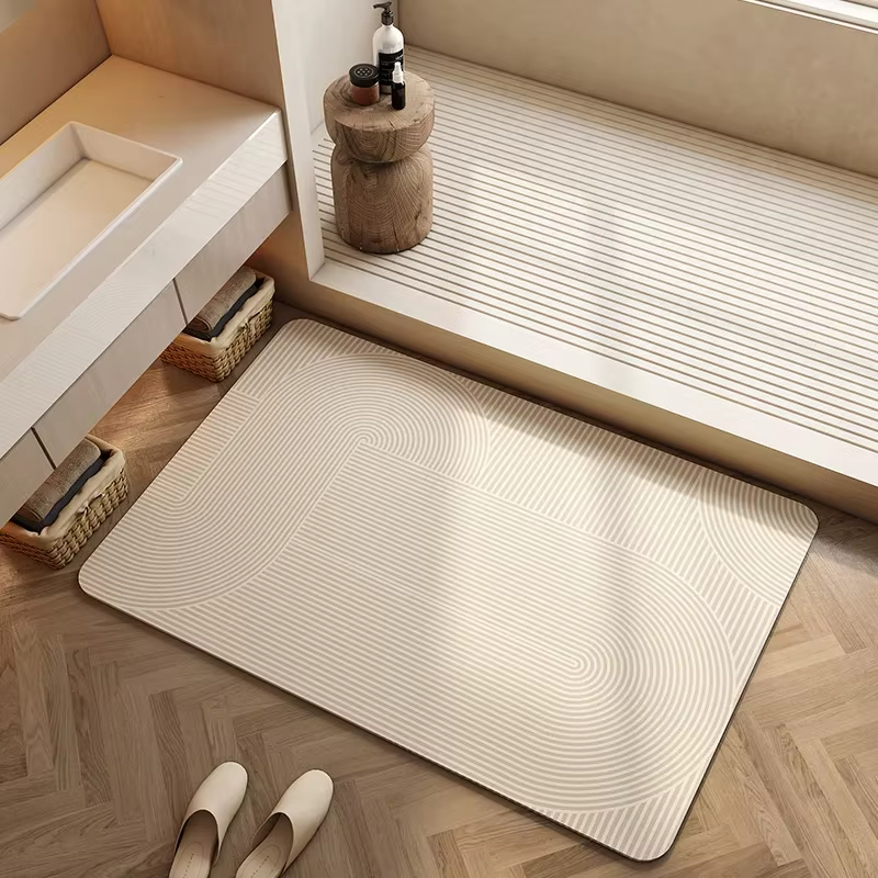 Polymères de boue absorbants pour la décoration intérieure, zone HONon-ald, crème beige, tapis Strih