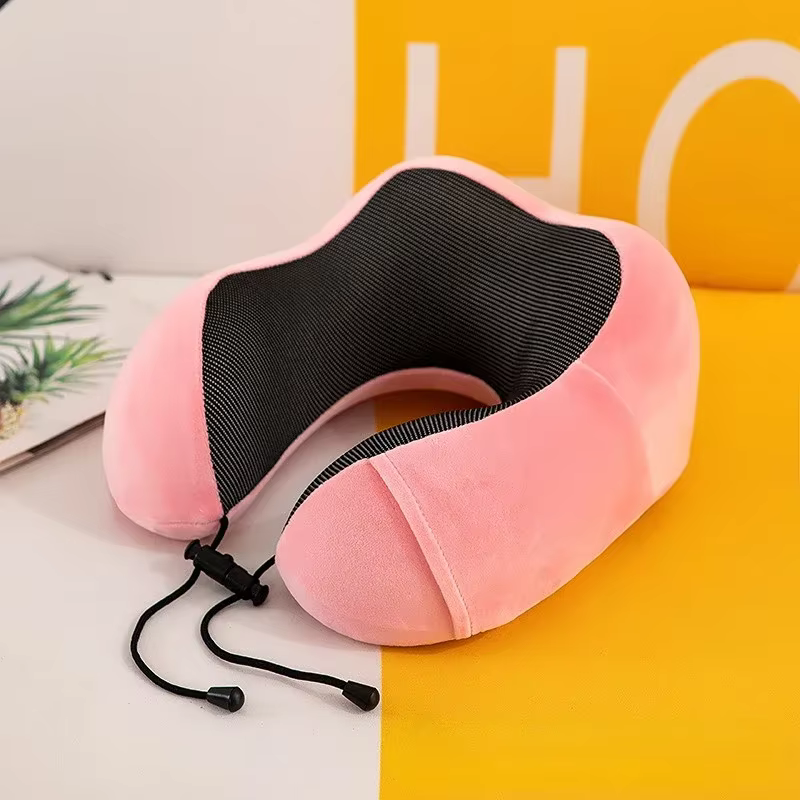 Oreillers cervical en mousse à mémoire de forme en forme de U, oreiller de voyage doux, oreiller de 