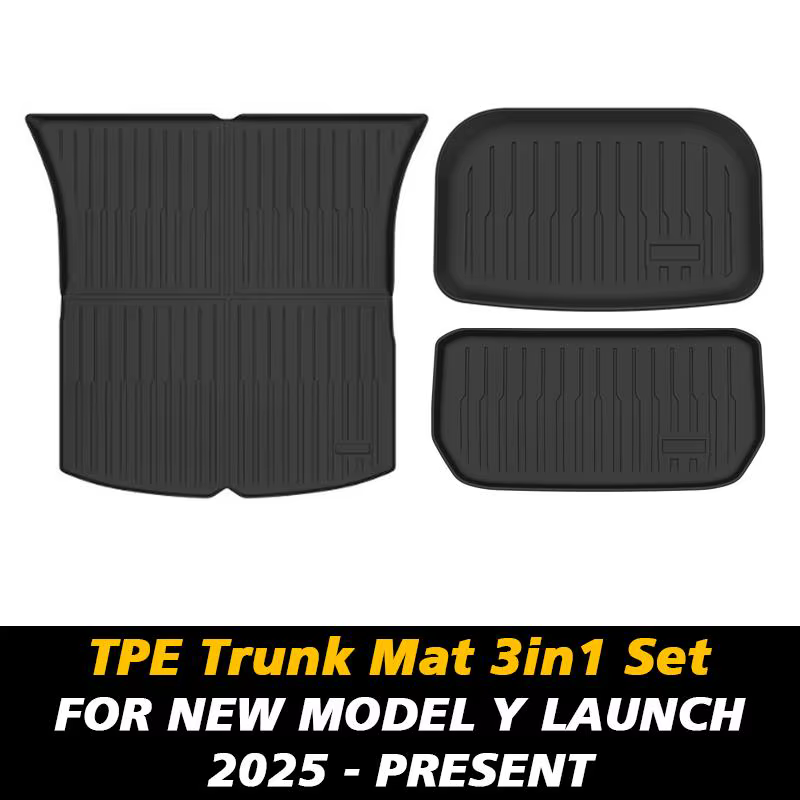 Tapis de sol en TPE pour Tesla, nouveau modèle Y Launch Juniper 2025, imperméable, résistant aux int