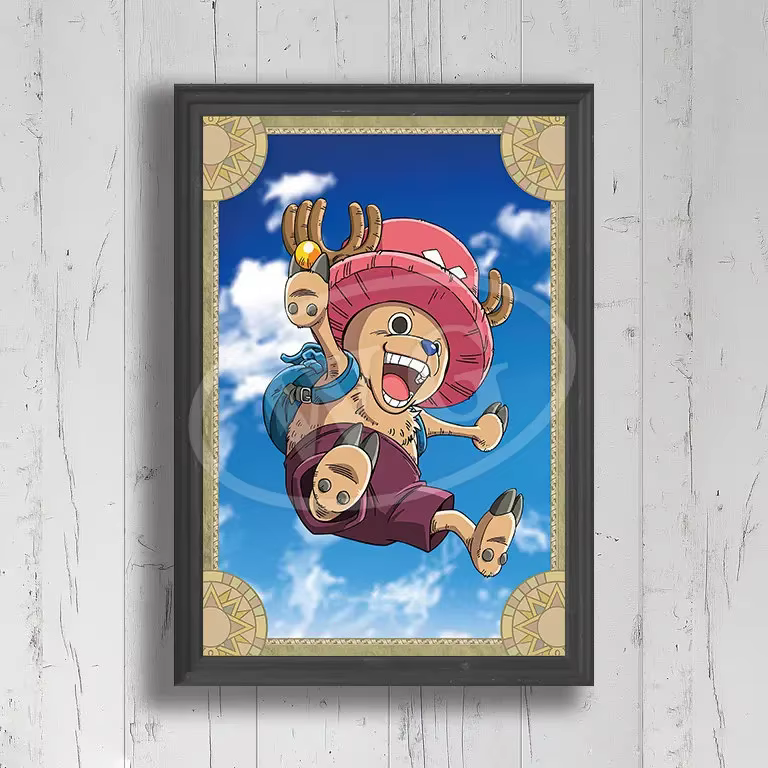 Affiche HD de Tony Tony Chopper pour Décoration de Salon, Poster d'Animation Japonaise, Peinture Mur