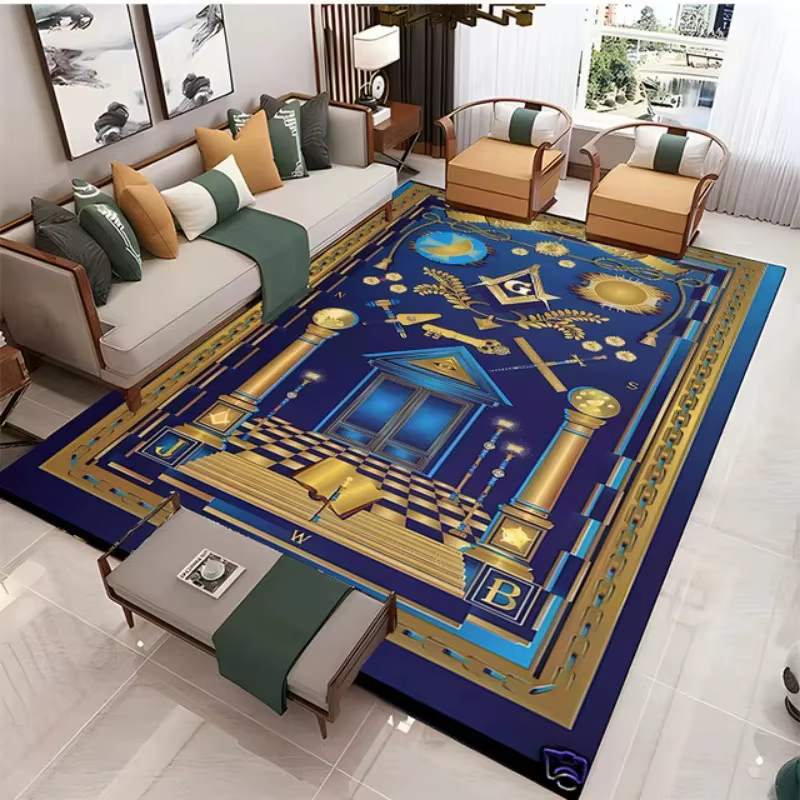 Maçonnerie tapis modernes maison capitale communauté zone franc-maçon tapis tapis antidérapants déco