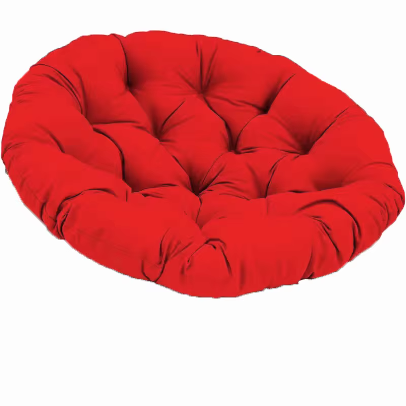 Siège de panier de balançoire sans chaise, coussin de remplissage rond, coussin de chaise en rotin, 
