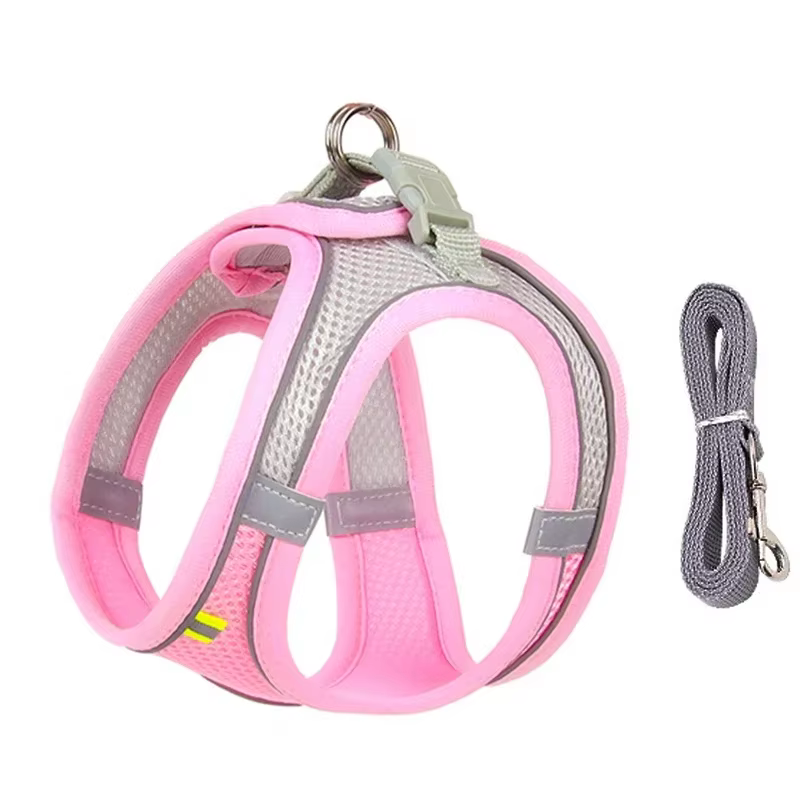 Ensemble de harnais pour chiot, accessoires pour chiens, gilet réglable pour animaux de compagnie, b