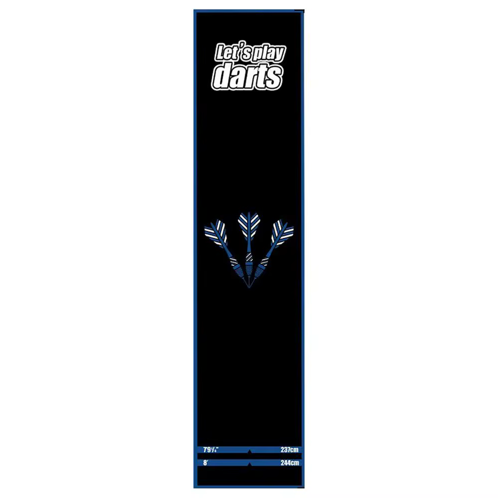 Tapis de fléchettes antidérapant avec ligne de visée, tapis de protection portable pour salle de jeu