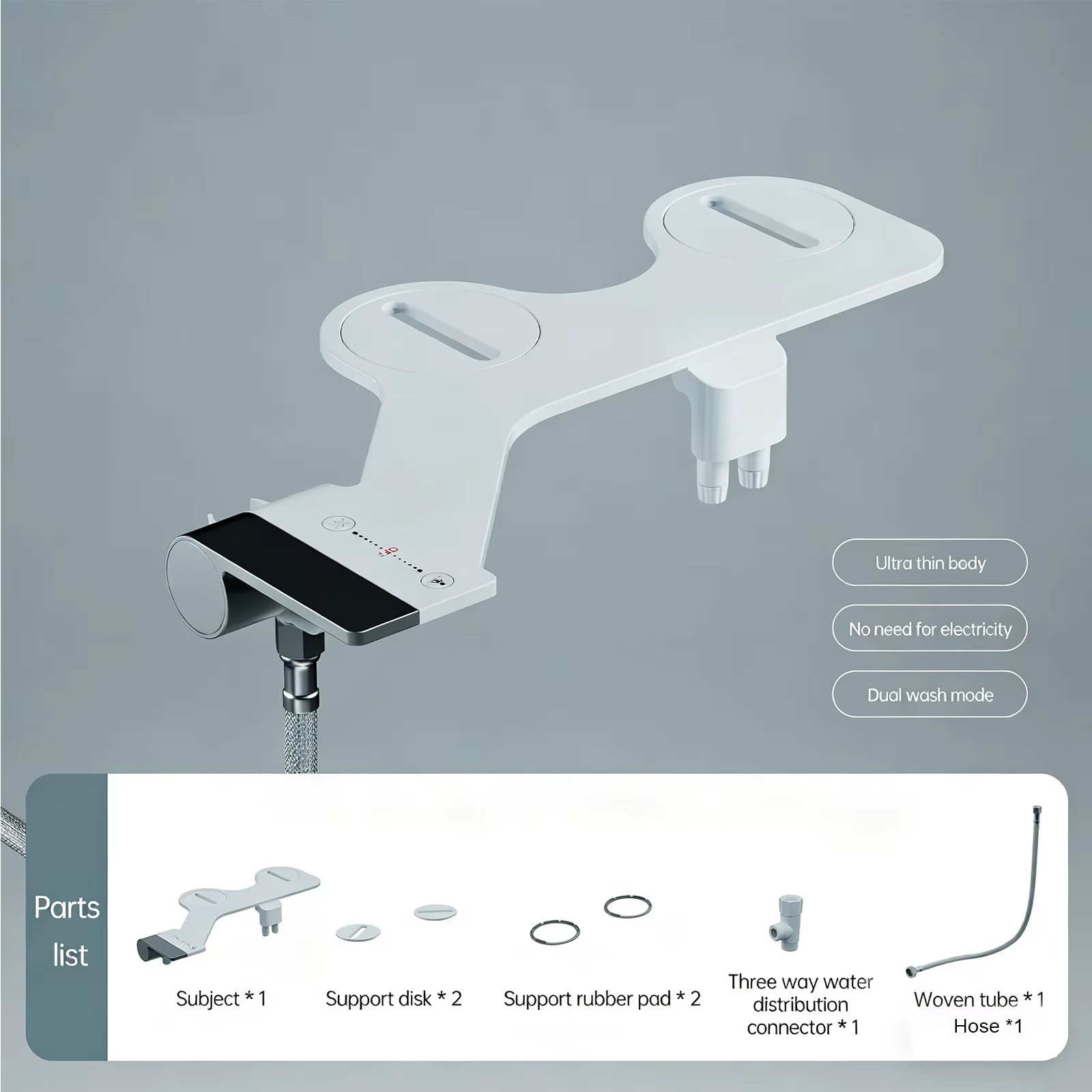 Bidet portable pour femmes, accessoire de toilette autonettoyant avec pulvérisateur non électrique, 