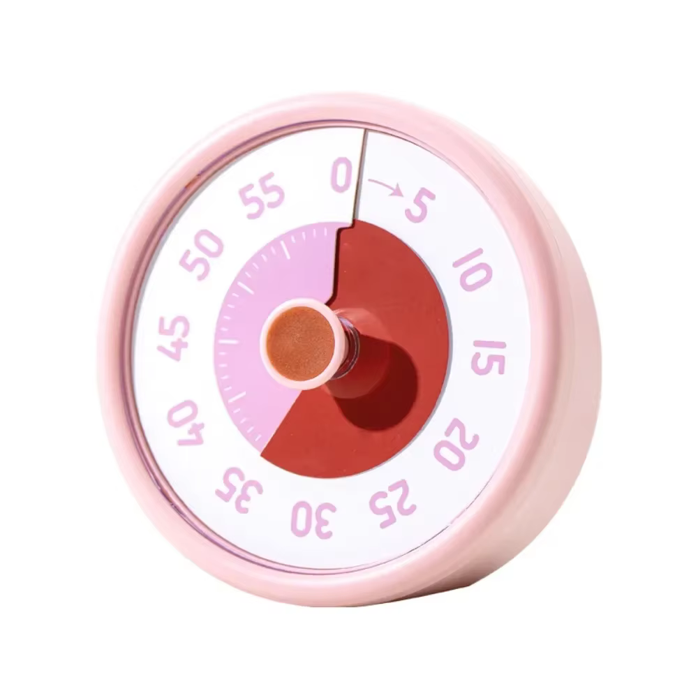 Minuterie visuelle d'autodiscipline silencieuse, minuterie de cuisine de 60 Minutes, rappel, visuali