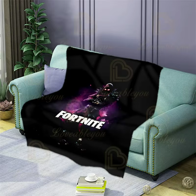 F-Fortnite 3 pièces ensemble de literie Battle Royale enfants housse de couette couette taie d'oreil