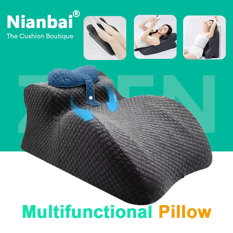 【Expédition en 24h】Oreiller multifonctionnel en coton à mémoire de forme, design ergonomique, coussi
