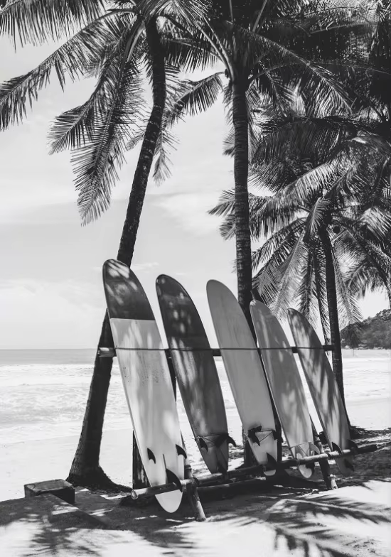 Affiche de surf sur l'océan avec de vraies photos, décor d'art de sports de mer, peinture sur toile,