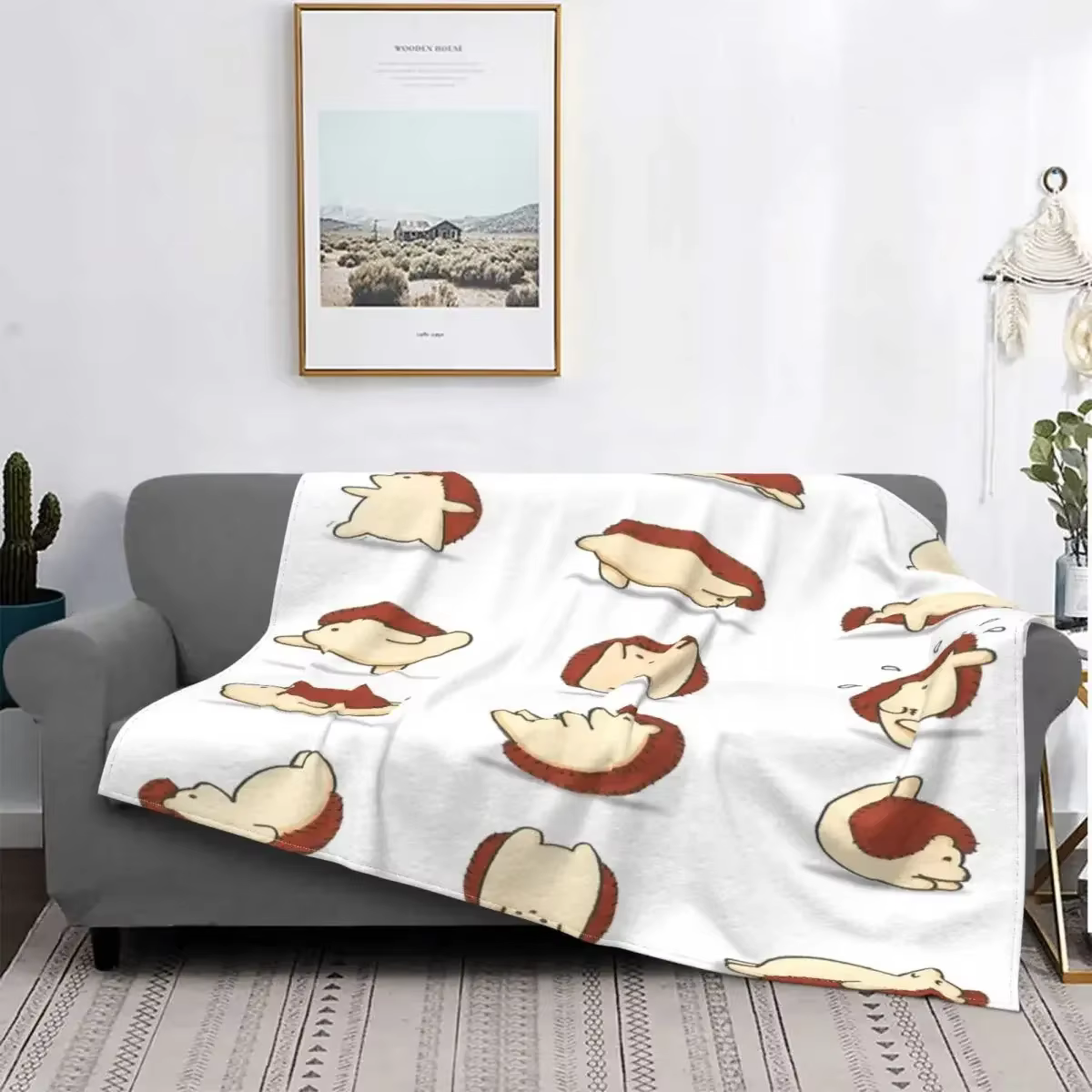 Couverture polaire en flanelle douce et confortable, couverture en peluche pour enfants, adolescente