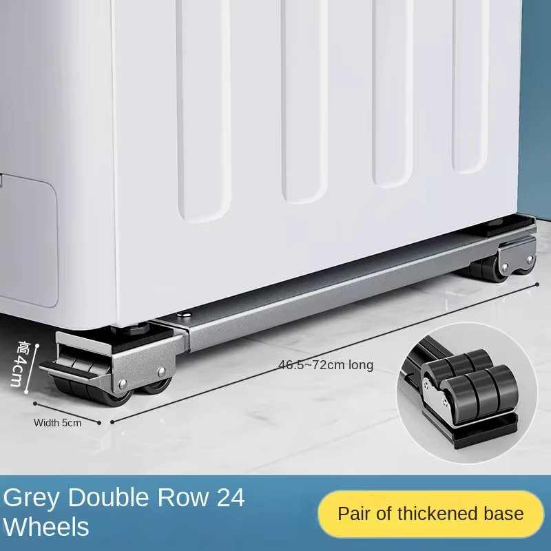 Cadre de base de machine à laver, support automatique de réfrigérateur, roue mobile universelle suré