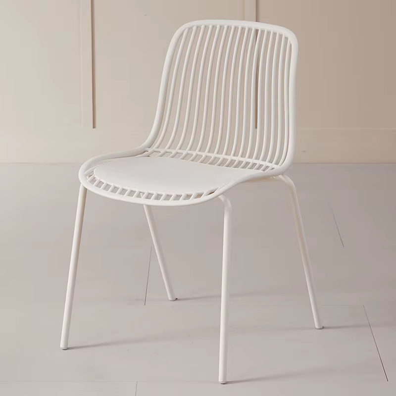 Chaises De salle à manger extérieures imperméables en plastique chaises De créateur modernes à la mo
