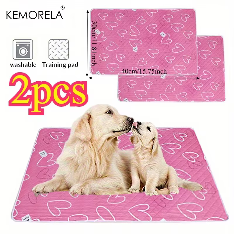 Tapis de pipi Extra Large pour animaux de compagnie, 2 pièces, réutilisable, antidérapant, facile à 