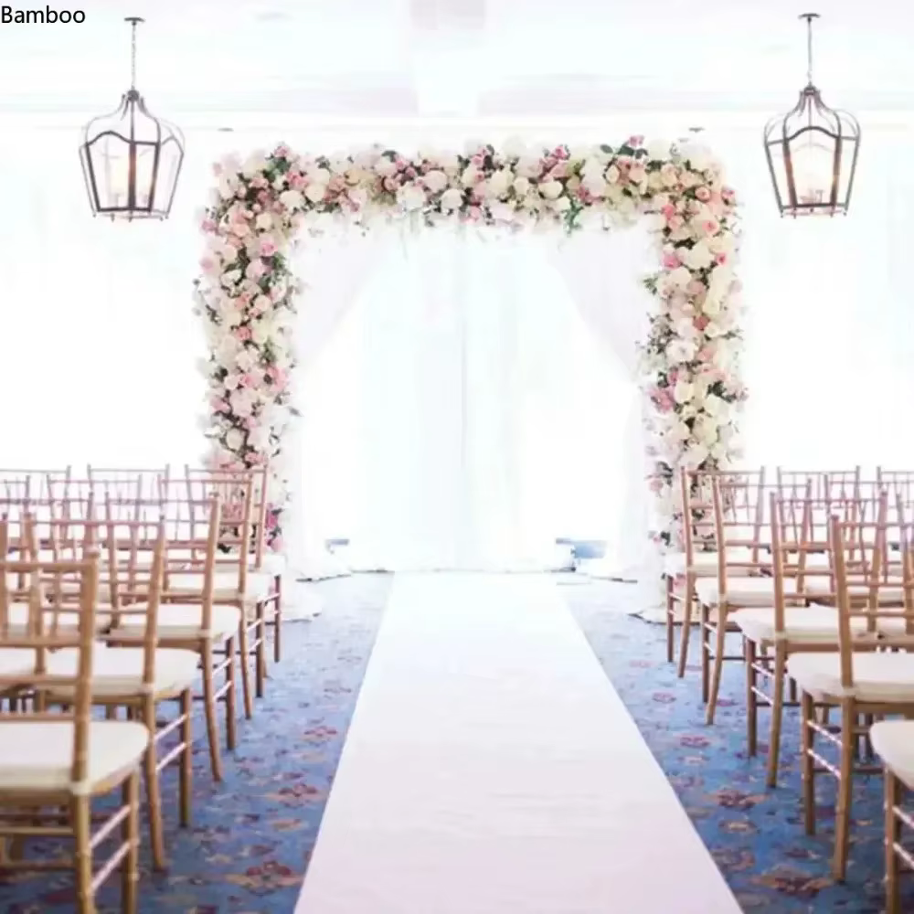 Tapis de mariage blanc antidérapant de 1,5 m pour couloir, hôtel, banquet, cérémonie, fête, scène