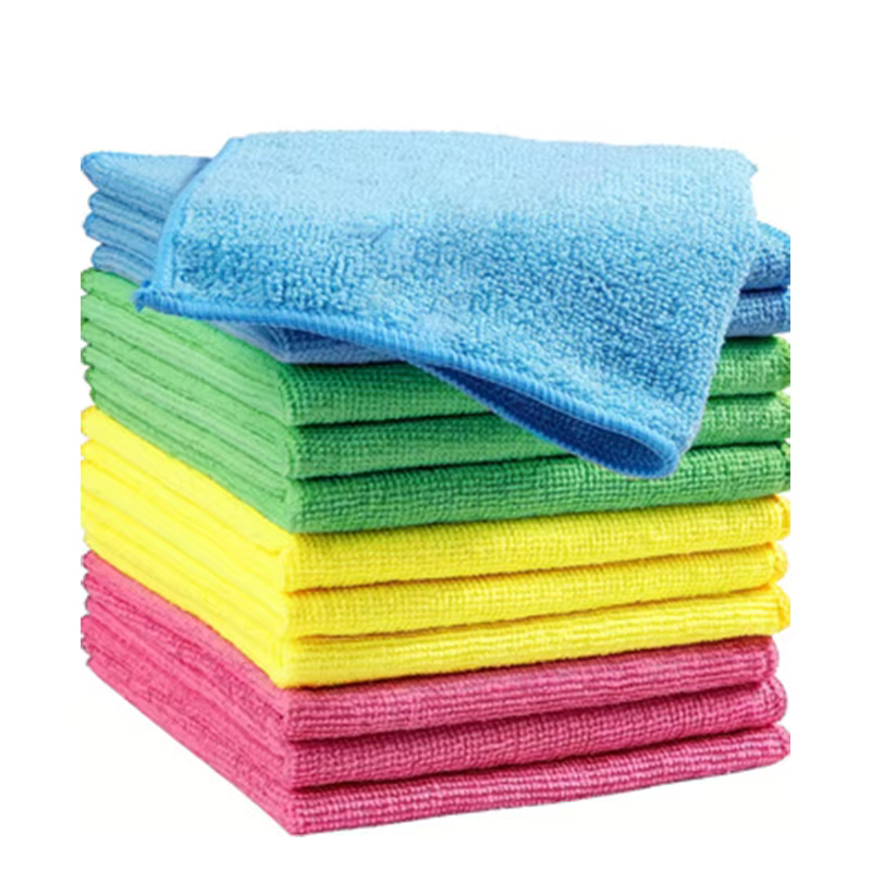 4/8/12 pièces, serviettes de cuisine durables et colorées en quatre couleurs, 29,21*29,21 cm, très a