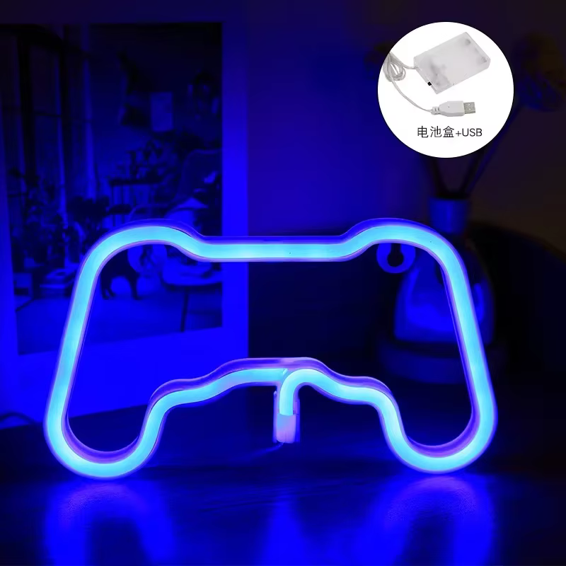 Enseignes au néon pour décoration murale de chambre à coucher, interrupteur alimenté par USB, lumièr