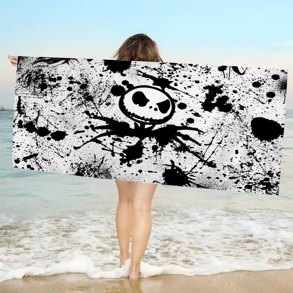 Serviette de bain de noël en microfibre, douce et absorbante, respirante, pour filles et enfants, se