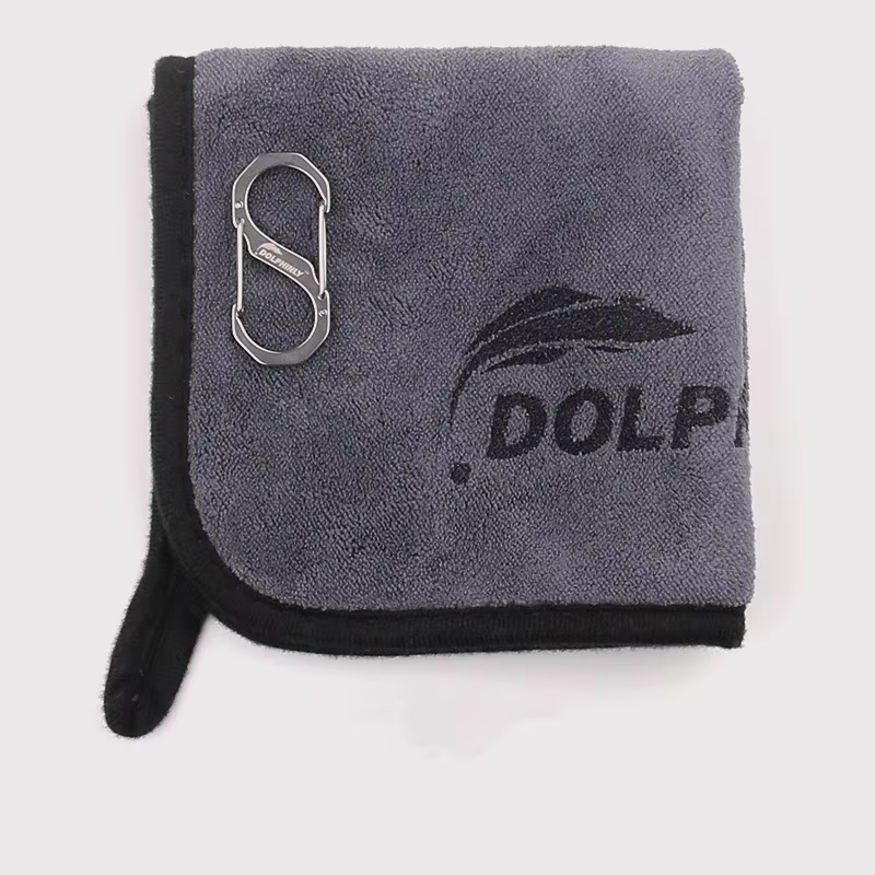 Serviette de pêche à boucle Portable avec propriétés épaisses antidérapantes et essuyage des mains, 