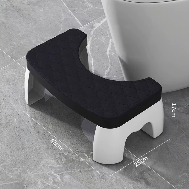 Siège de toilette épaissi antidérapant pour la maison, tabouret ottoman pour enfants et personnes âg