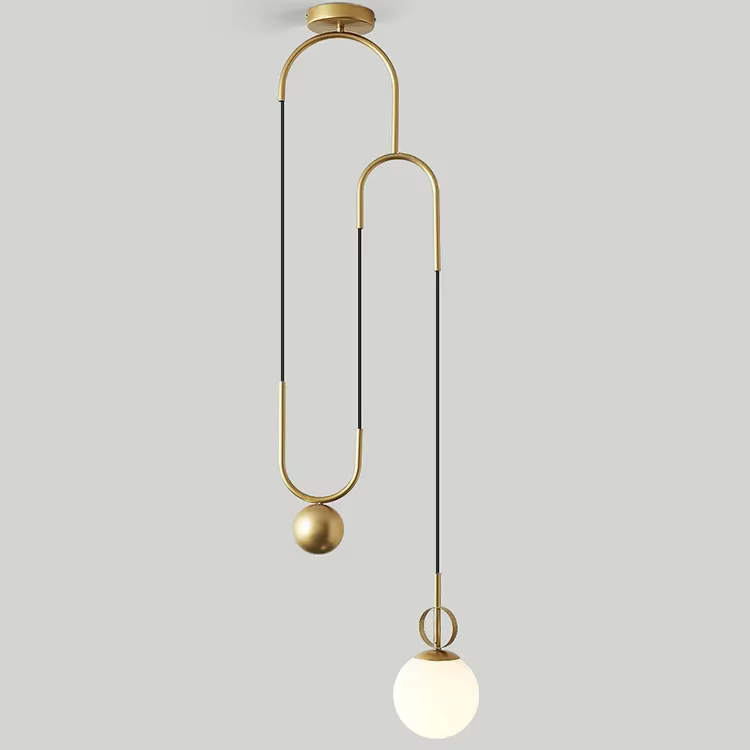 Lampe Suspendue en Boule de Verre localité au Design Moderne, Luminaire Décoratif d'Nik, Idéal pour 