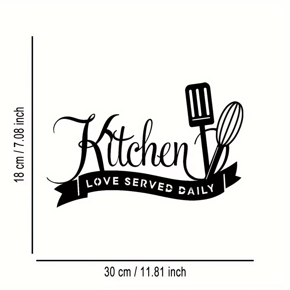[Signe de cuisine en métal vintage parfait] panneau de cuisine en métal minimaliste élégant-Art mura