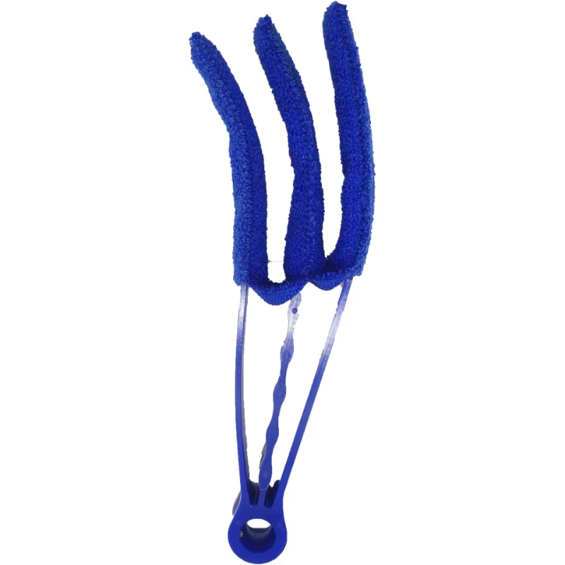 1 ensemble de brosses de nettoyage pour stores avec chiffon de rechange, nettoyeur anti-poussière po