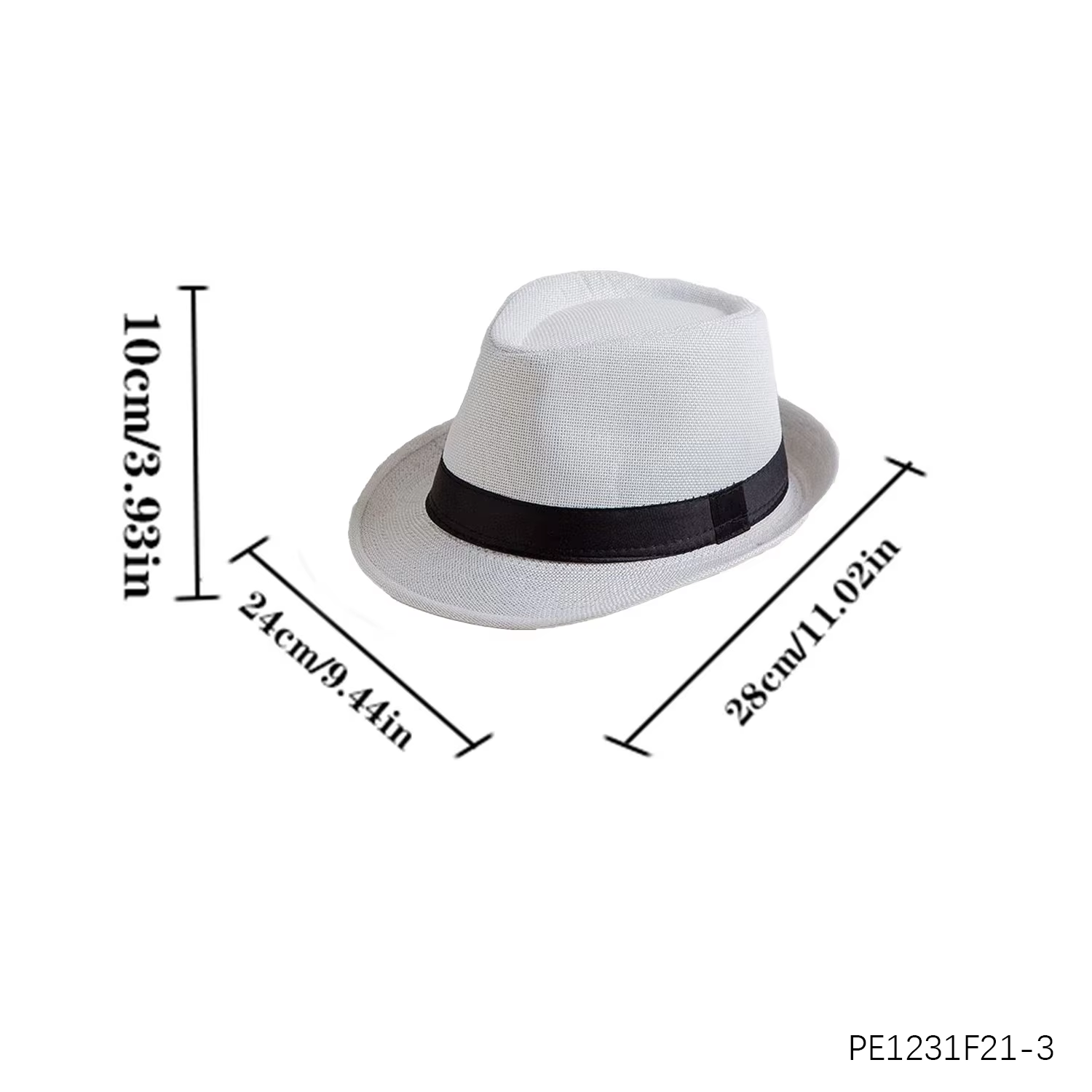 PESENAR – chapeau haut de forme tendance des années 1920, chapeau de jazz noir uni, chapeau de gentl