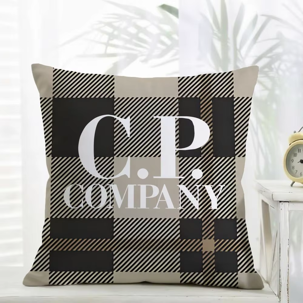 Housse de coussin CP and Company, confortable, lavable au quotidien, en lin doux, pour canapé, lit, 