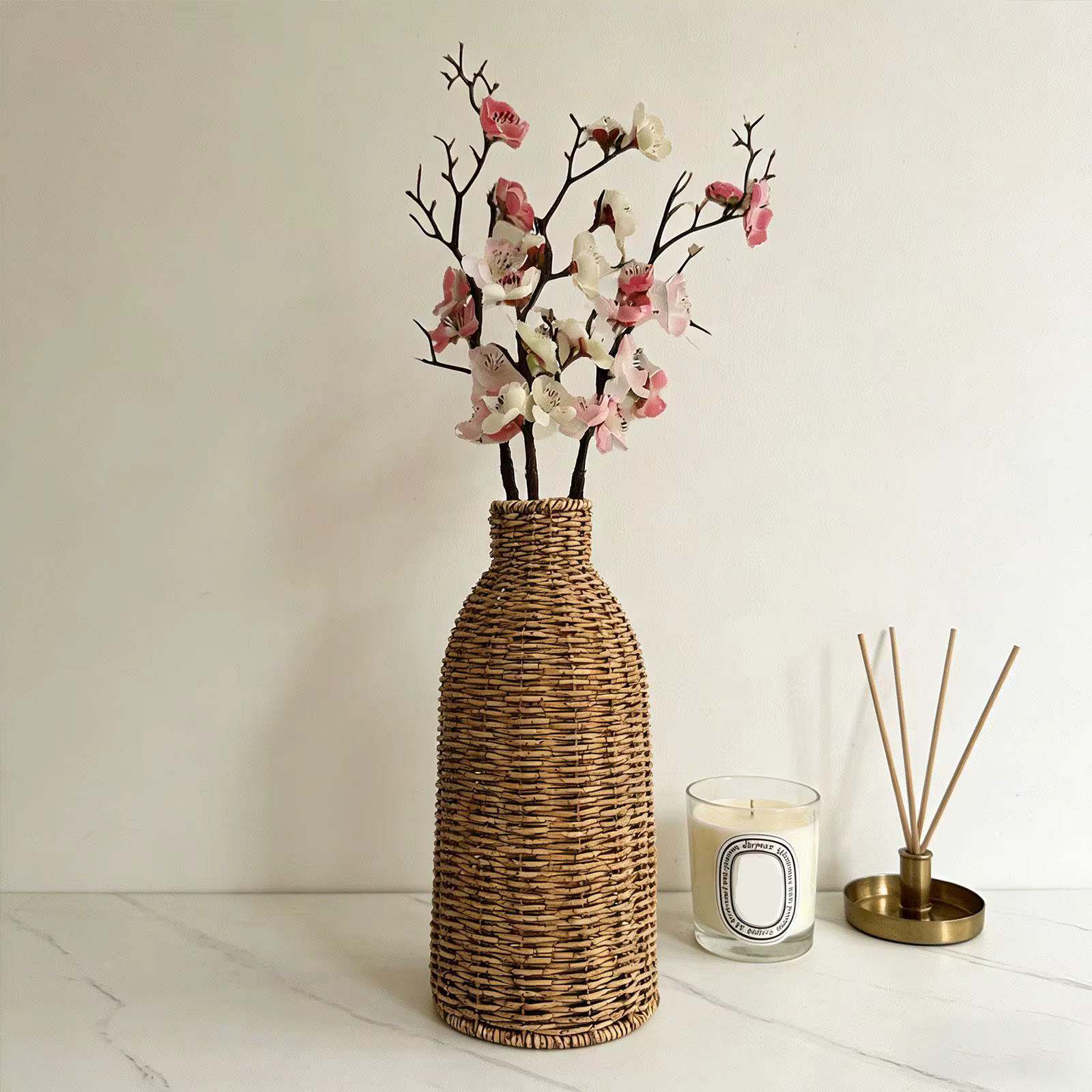 Vase à fleurs, vase à bourgeons pour arrangement floral bohème, support pour plantes d'intérieur, ré