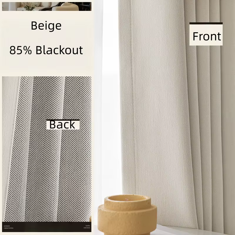 Rideaux en chenille pour salon, chambre à coucher, draperies thermiques isolantes, occultants, écono