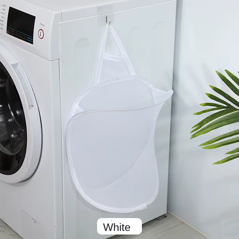 3140 panier à linge pliant organisateur pour vêtements sales salle de bain vêtements maille sac de r