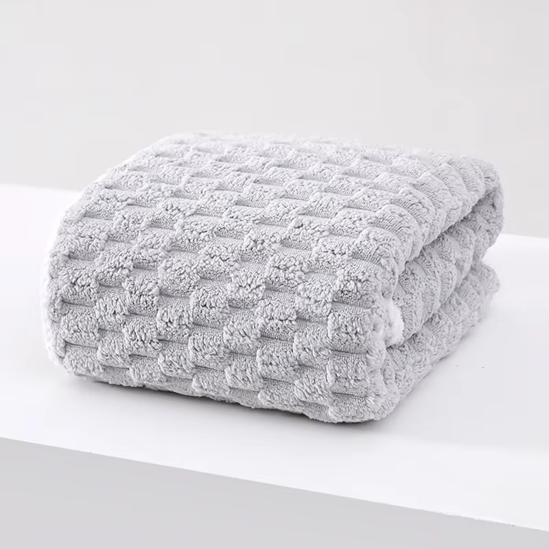Serviette de bain épaisse en velours nuage de corail, forte Absorption d'eau, microfibre, séchage ra