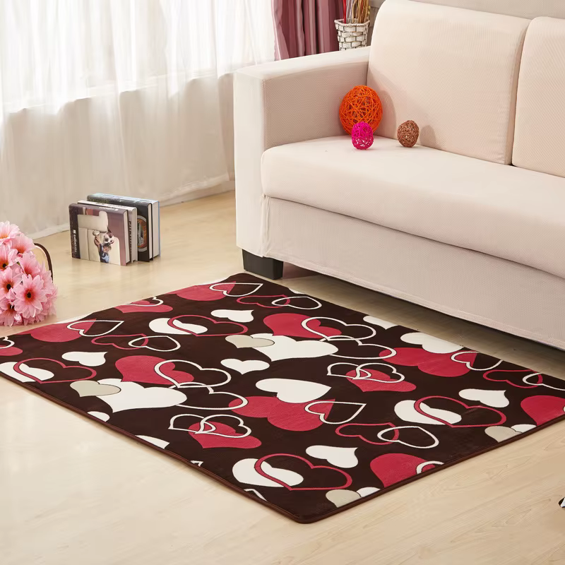 Tapis de salon, chambre, chambre d'enfant, cuisine, lavable, sans poussière, quatre saisons, été, hi
