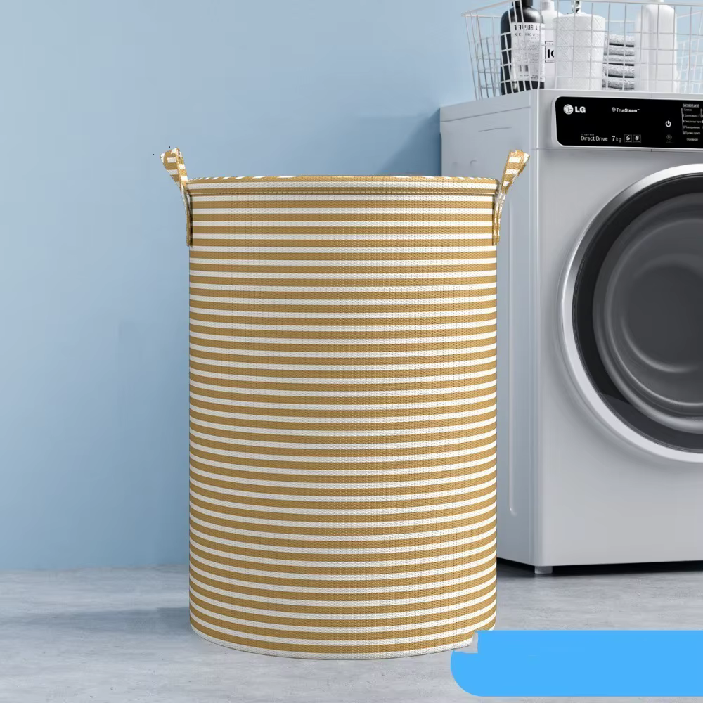 Panier à linge pliable de haute qualité, panier de rangement en coton et lin de grande capacité, sac