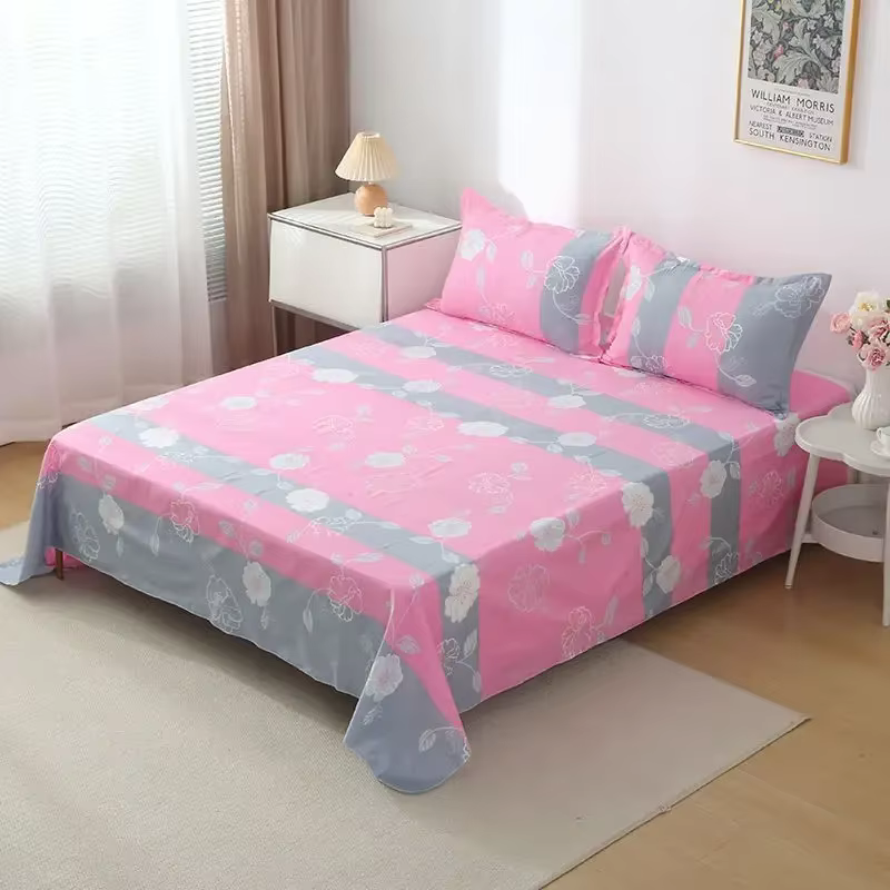 ‌ Ensemble de draps bohème – 400TC en coton de style méditerranéen avec colorant résistant à la déco