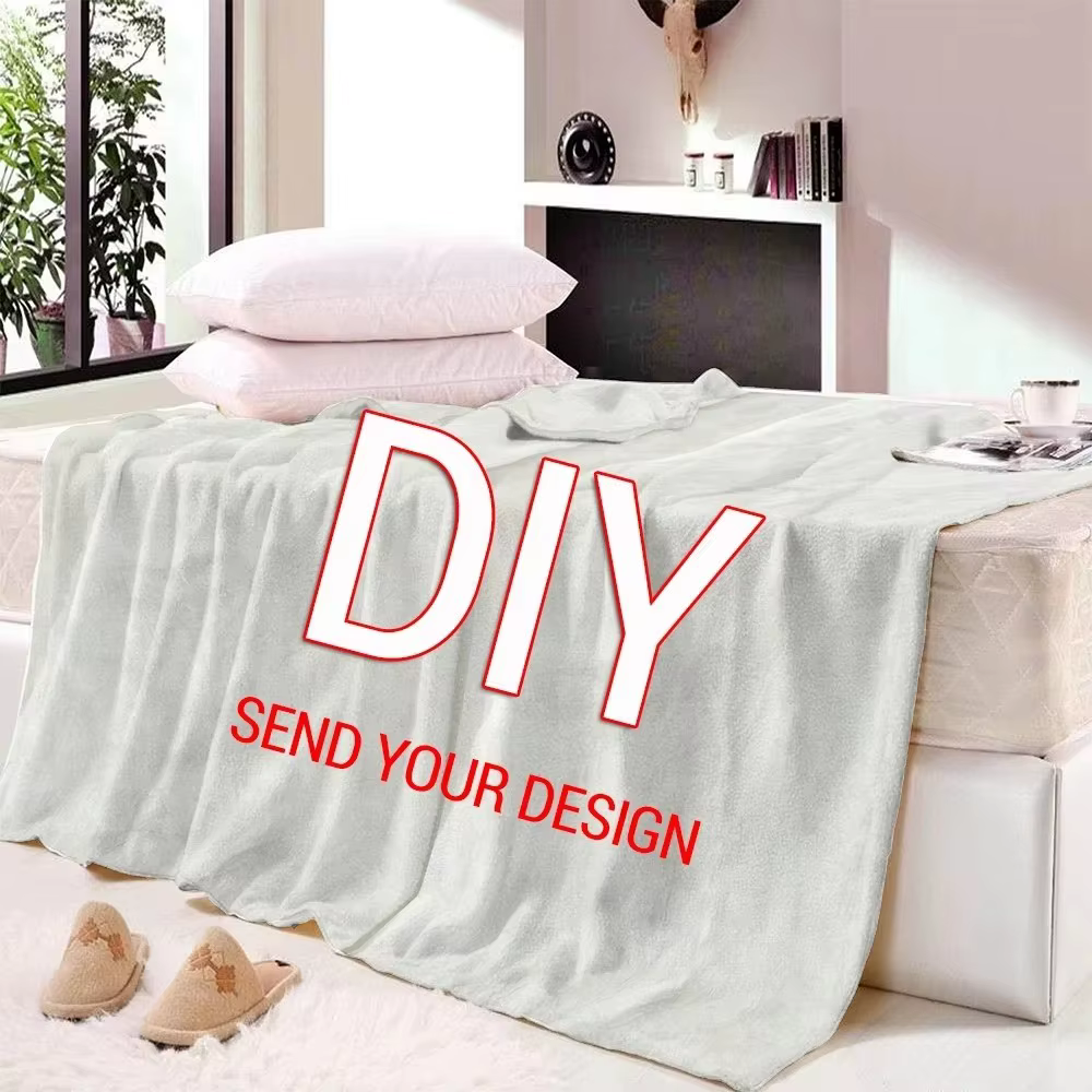 Couverture en flanelle personnalisée, couverture polaire avec Photo personnalisée, cadeau de noël po