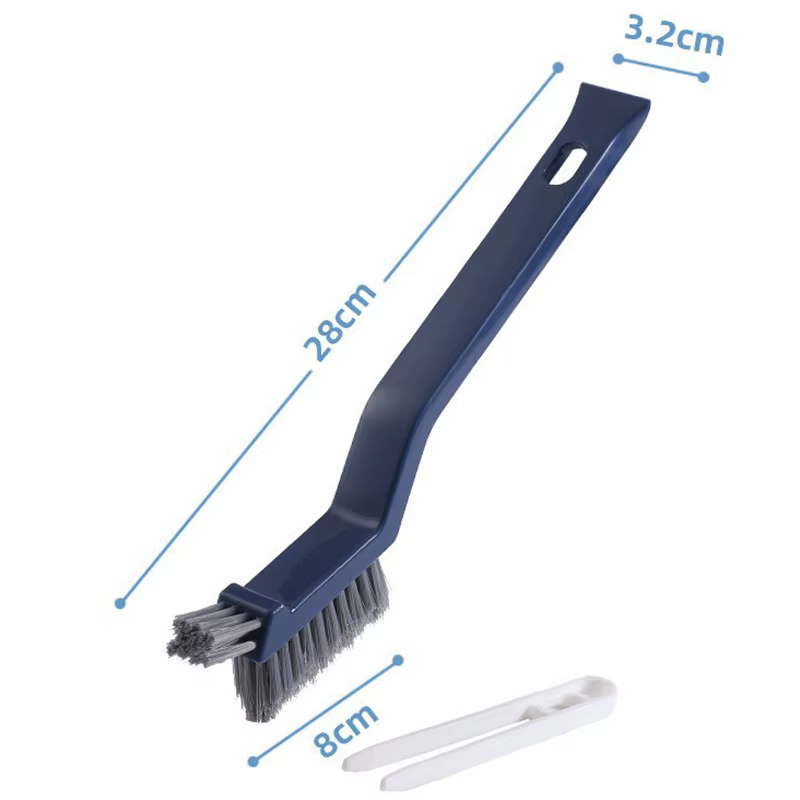 Brosse de nettoyage polyvalente pour carrelage de salle de bains, fente de sol, rainure de fenêtre, 