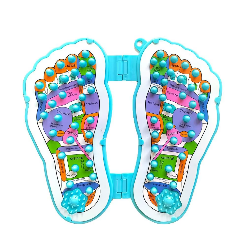 Tapis d'acupression masseur de pieds – Soulage la douleur et la Fatigue, Points de réflexologie Shia