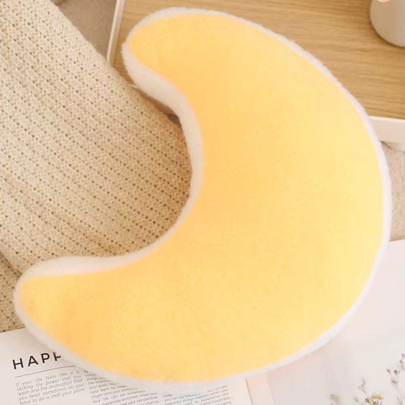 Oreillers en peluche amour lune fleur arc-en-ciel étoile, joli coussin en peluche doux de dessin ani