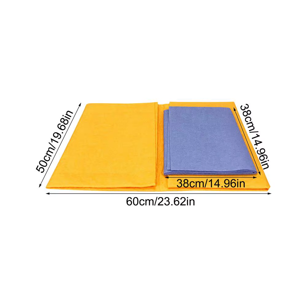 Serviettes de lavage de voiture 8 pièces, chiffons super absorbants réutilisables, serviettes en pea