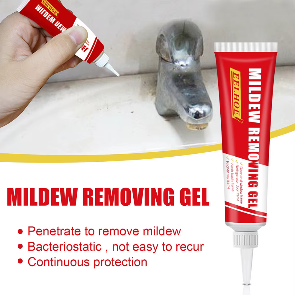 Nettoyant pour l'élimination des moules muraux, Gel de protection pour la salle de bain, dissolvant 